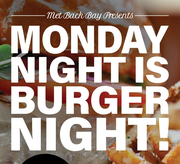 Monday Burger Night